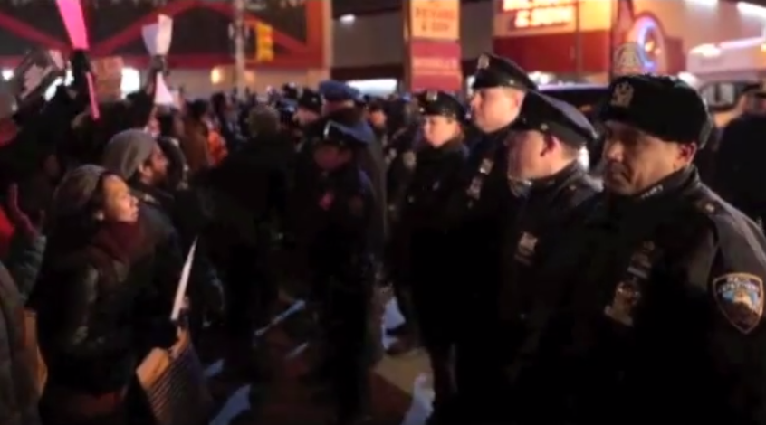 Polis şiddetine karşı protestolar